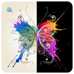 Vector decorative butterfly